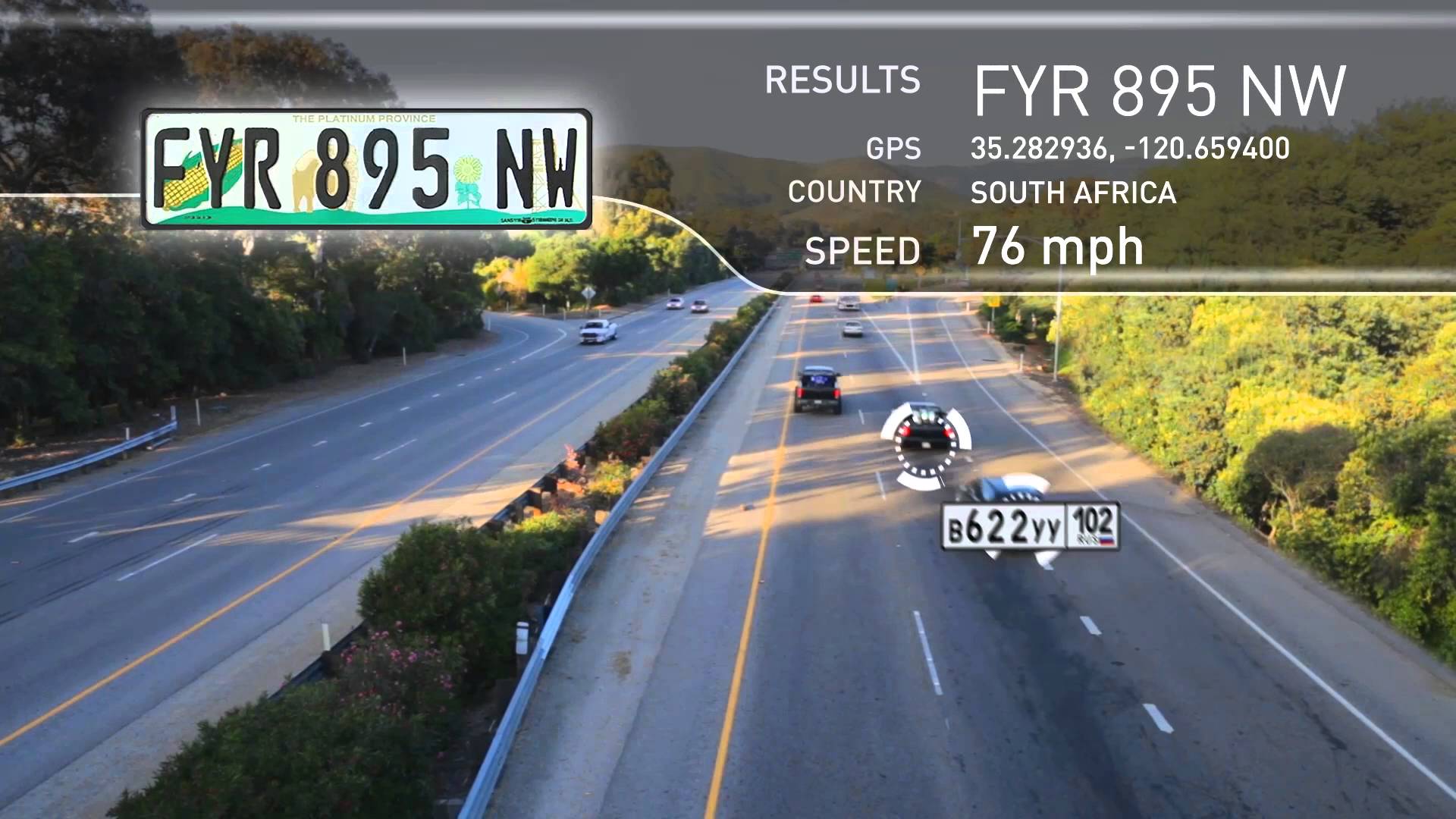 for example: run the red light, speeding capture.